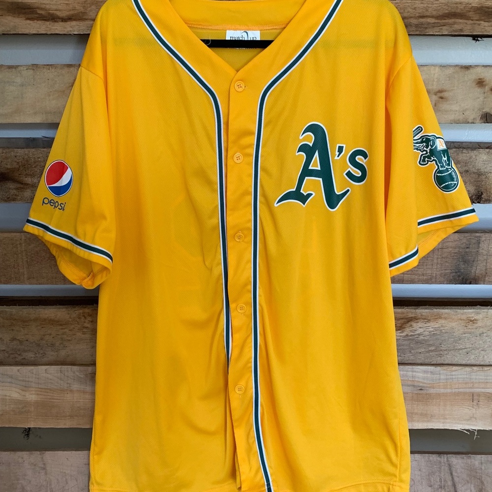 A'S GOLD REPLICA JERSEY 2013 YOENIS CESPEDES #52